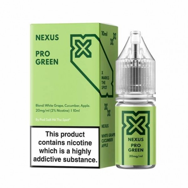 Pro Green Nic Salt E Liquid - Nexus Series (10ml)