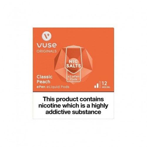 Classic Peach ePen vPro Nic Salt Pod (2 x 2ml...