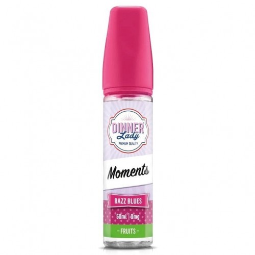 Razz Blues E Liquid - Moments Series (50ml Sh...