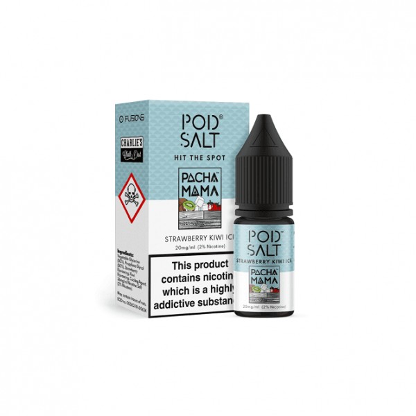 Strawberry Kiwi Ice Nic Salt E-Liquid - Fusio...