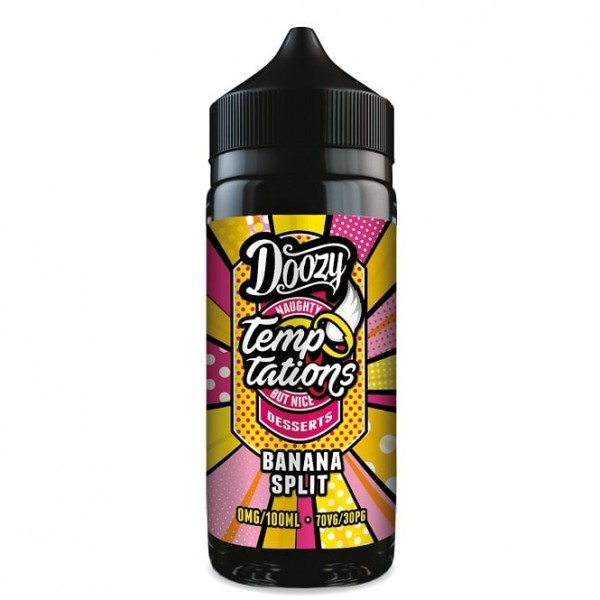 Banana Split E Liquid - Doozy Temptations (100ml Shortfill)