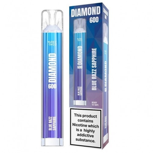 Blue Razz Sapphire Disposable Vape Pen - Diam...