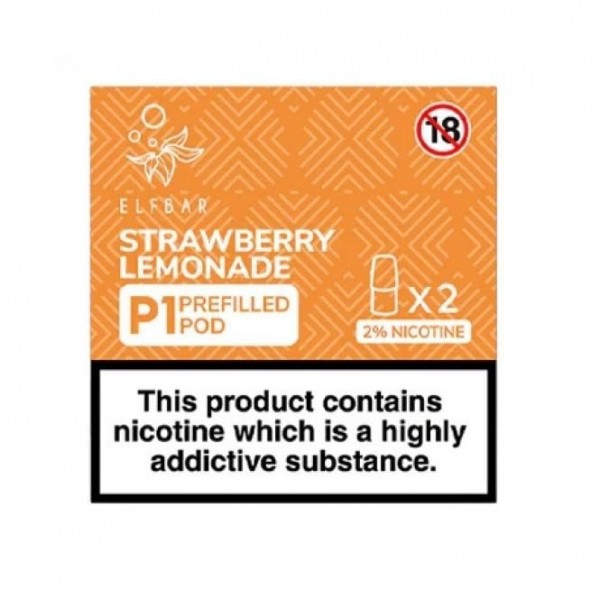 Strawberry Lemonade P1 Nic Salt E Liquid Pods...