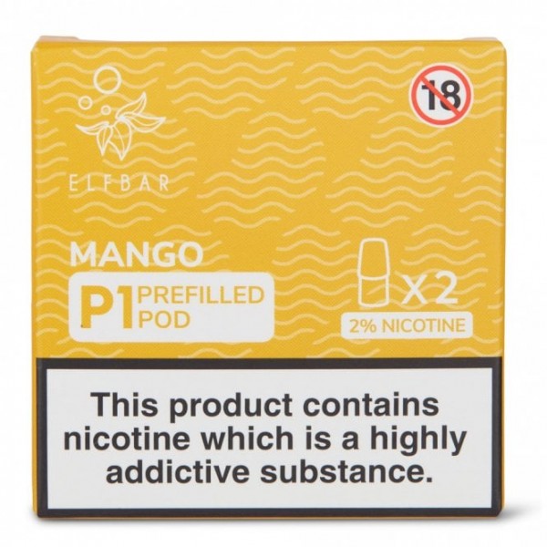 Mango Mate P1 Nic Salt E Liquid Pods (2 x 2ml...