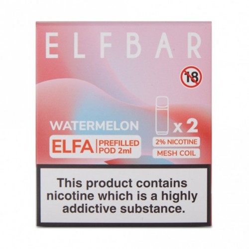 Watermelon Nic Salt E Liquid Pods - Elfa Seri...